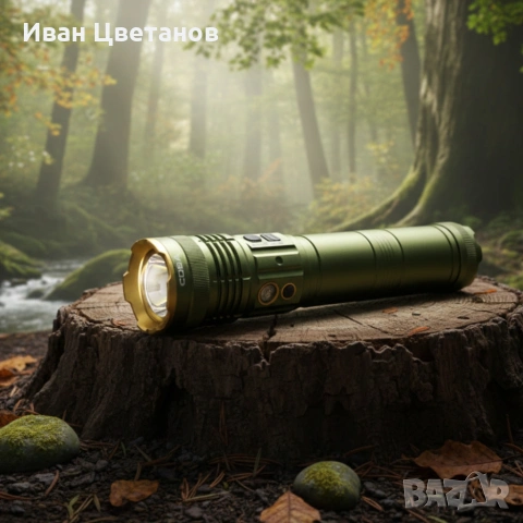 Трицветен Led фенер COBA CB-G905 — мощен с TG-Wick 3000M