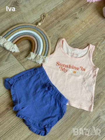 Летни дрешки дрехи 74 80 см , снимка 12 - Бебешки рокли - 50285449