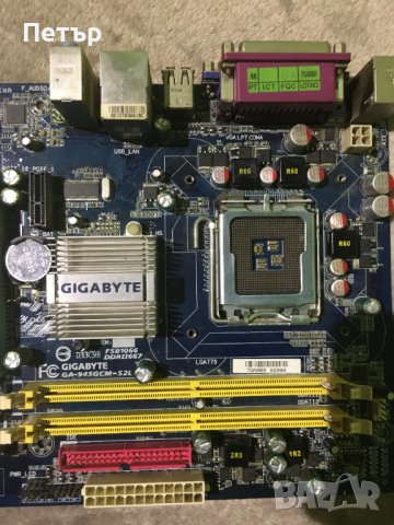 Дънна платка с процесор и РАМ - Gigabyte - GA-945GCM-S2L, снимка 3 - Дънни платки - 40151551