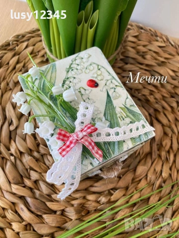 Кутийка-Момини сълзи!, снимка 5 - Декорация за дома - 53024086