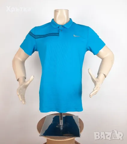 Nike Roger Federer - Оригинална мъжка тениска с яка размер L, снимка 5 - Тениски - 50211227