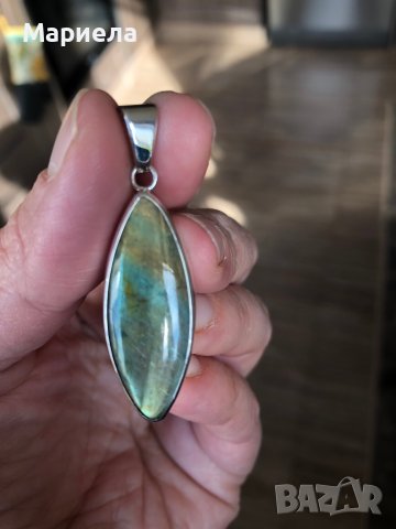 Сребърен медальон, снимка 2 - Колиета, медальони, синджири - 43004953