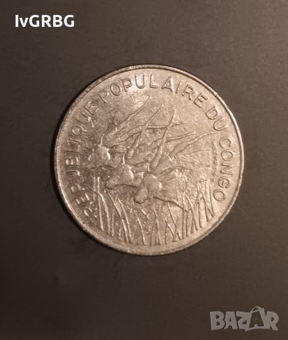100 франка Народна република Конго 100  CFA francs, снимка 5 - Нумизматика и бонистика - 43159126
