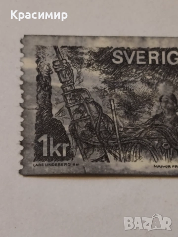 Винтидж ПОЩЕНСКА марки Швеция , снимка 5 - Филателия - 53206114