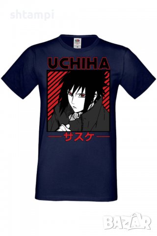 Мъжка тениска Naruto Sasuke Uchiha 02,Анимация,игра,Празник,Повод,, снимка 6 - Тениски - 38121995