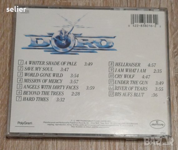 DORO-оригинален диск-MADE IN USA Американско издание Диска има дребни драскотини,които не пречат на , снимка 3 - CD дискове - 43426361