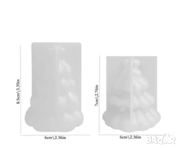 Комплект молдове елха два броя , снимка 6 - Форми - 51955522
