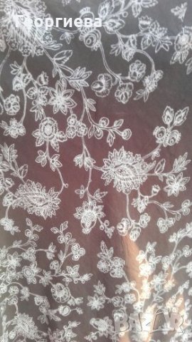 Дълга шоколадово кафява пола на цветя🌹 XL🌹  арт.100, снимка 3 - Поли - 26386519