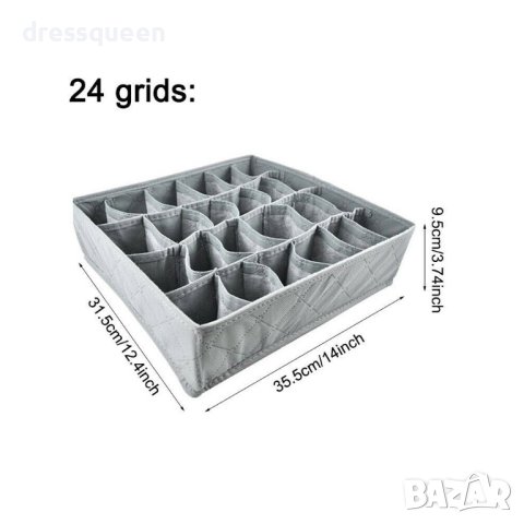 2534 Комплект 3бр. Сгъваеми кутии за съхранение на бельо и дрехи, снимка 4 - Други стоки за дома - 44012693