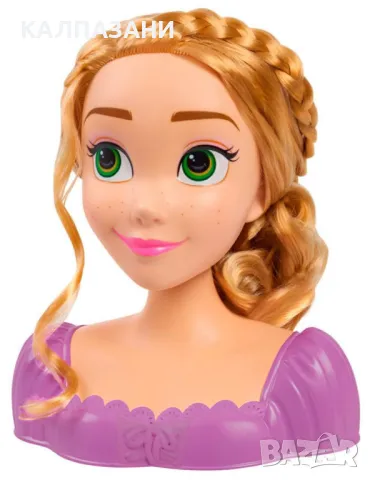 isney Princess - Манекен за прически Рапунцел, със 7 aксесоара 87047, снимка 4 - Кукли - 47758820