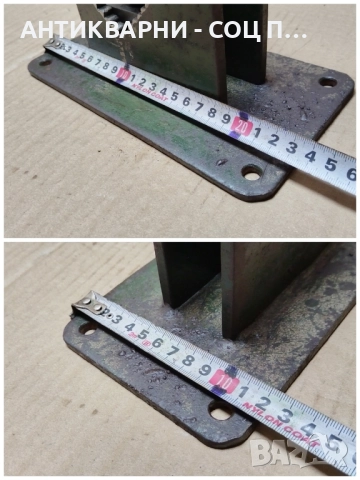 Старо Соц Тръбно Менгеме / 5,5 кг. , снимка 13 - Антикварни и старинни предмети - 52471180