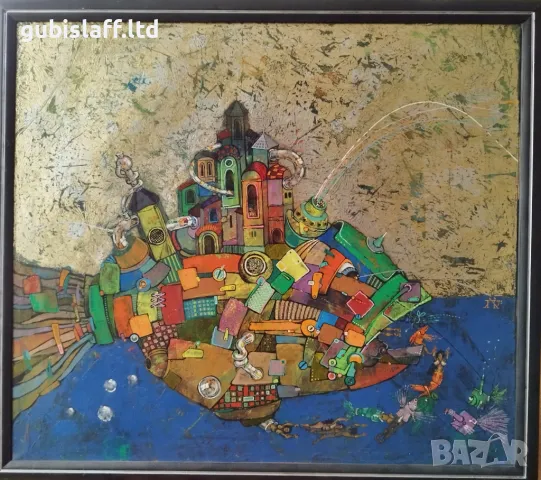 Картина "Кръговрат", проф. Пл. Легкоступ, 1993 г.