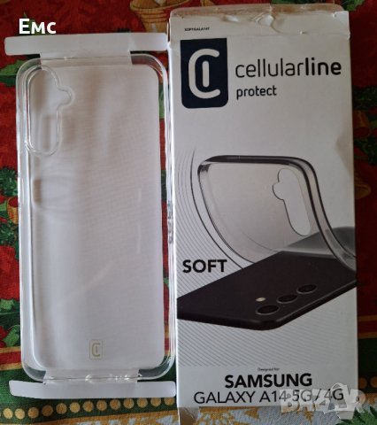 Калъф Cellularline Soft Samsung Galaxy A14 5G НОВ!