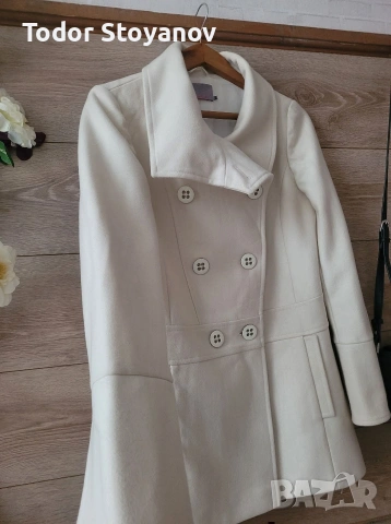 Палто вълна италиански бранд LAZZARI, снимка 7 - Палта, манта - 53060793