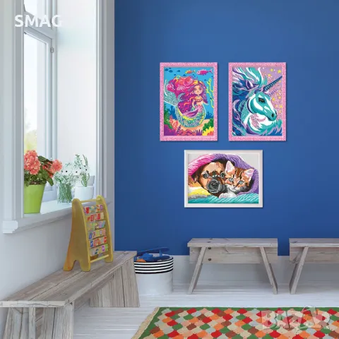 Paint & Frame Рисуване по номера Митичната русалка S_1239532, снимка 7 - Рисуване и оцветяване - 49257294