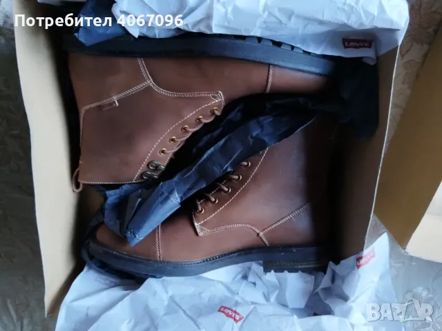 Високи мъжки обувки Levi's - размер 44, снимка 6 - Други - 47870156