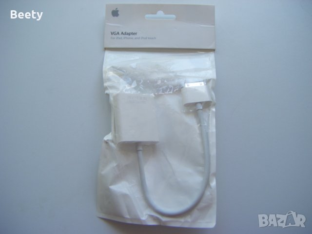 Apple VGA Adapter - A 1368, снимка 1 - Кабели и адаптери - 32928428