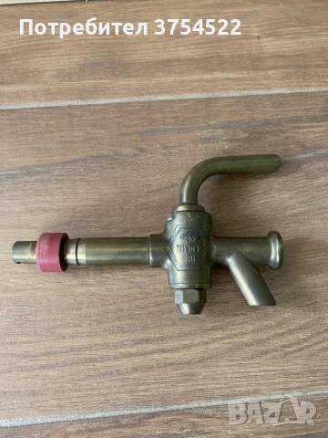 Месингов кран за бъчви, снимка 3 - Антикварни и старинни предмети - 51115831