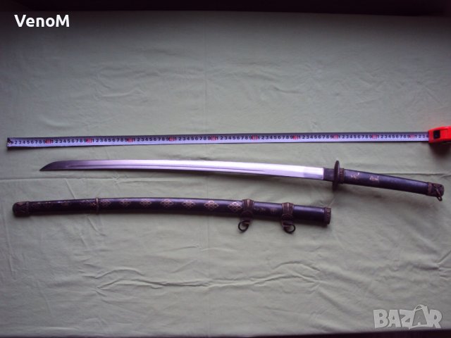 Японски меч нихонто 3 сабя хладно оръжие, снимка 5 - Ножове - 39579059