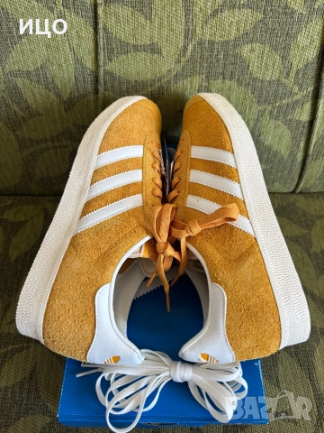 Нови велурени маратонки adidas Originals Gazelle, снимка 4 - Маратонки - 52233750