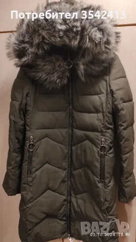 Дълго зимно яке, снимка 2 - Якета - 48362588