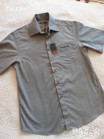 Мъжка риза Pierre Cardin S / M къс ръкав, снимка 3 - Ризи - 37260518
