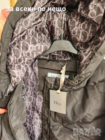 Christian Dior Дамско Дълго Зимно Яке С Качулка Кристиян Диор Код I_196, снимка 3 - Якета - 52269647