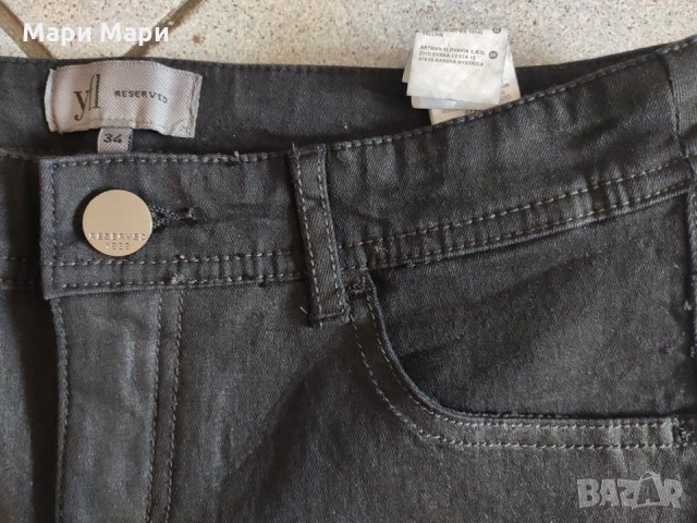 Къси панталони от интересен промазан плат, снимка 7 - Къси панталони и бермуди - 28042769