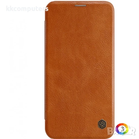 Apple iPhone 12 Pro/12 Nillkin Кожен Калъф и Протектор, снимка 3 - Калъфи, кейсове - 51121756