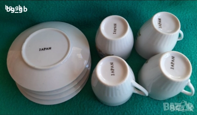 JAPAN порцеланова рамка за снимка / четири чашки с чиниики, снимка 6 - Други - 24487135