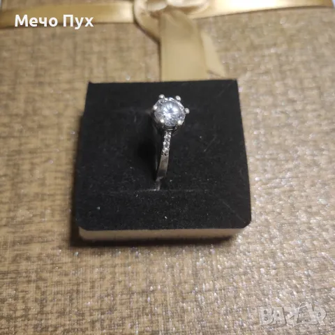 Сребърен пръстен (246), снимка 4 - Пръстени - 48146994