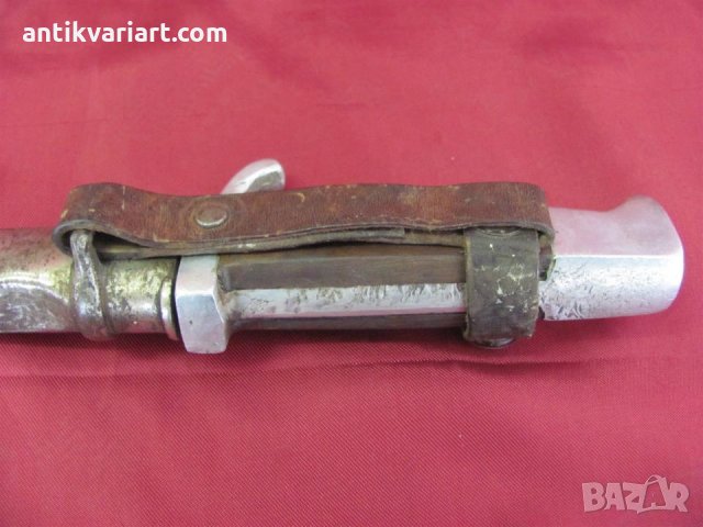 Много Рядък Нож с кания Бранник маркиран, снимка 12 - Антикварни и старинни предмети - 27372277