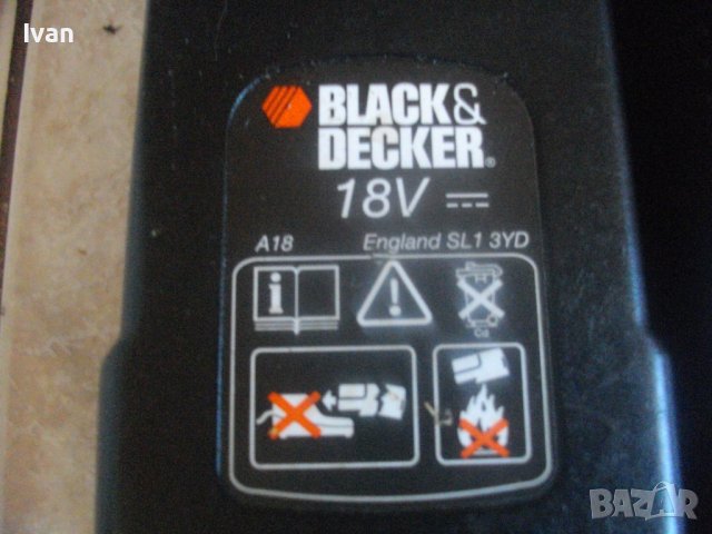 Black Decker-18 Волта-Батерия-Английска-Добра-Блек Декер-Тип Шейна, снимка 13 - Винтоверти - 36821274
