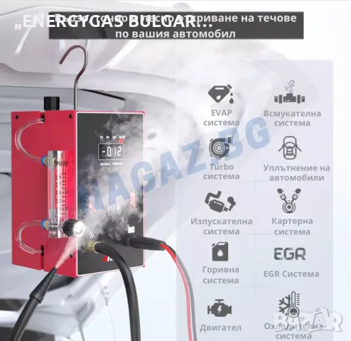 Машина за пушек(дим) /Димогенератор ANCEL L300 /Диагностика/Автотестер, снимка 6 - Сервизни услуги - 50236819