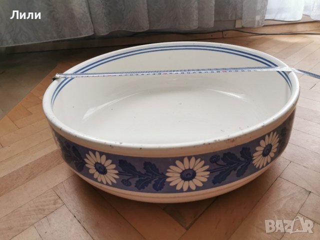 Голям порцеланов леген, умивалник, снимка 2 - Други стоки за дома - 37969000