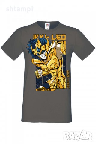 Мъжка тениска Saint Seiya Leo Aiolia 01,Анимация,игра,Празник,Повод,, снимка 8 - Тениски - 38122923