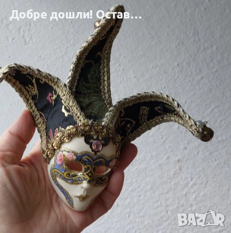 Маска Маски различни, Италия, пано, глава, украса, декорация Венеция, снимка 16 - Декорация за дома - 29124257