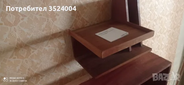 Стабилна Дървена поставка  която  нощно шкафчеможе да се използва, снимка 4 - Етажерки - 50163585