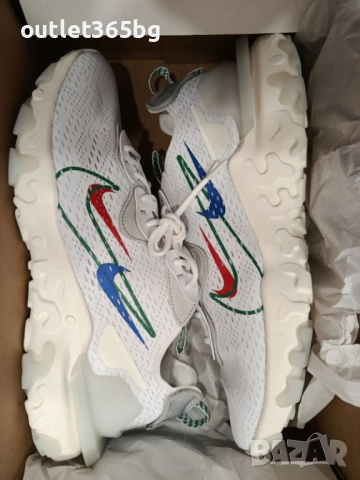 Nike - React Vision DM9095 100 Бял номер 48.5 мъжки Оригинал Код 3508, снимка 2 - Маратонки - 52227224
