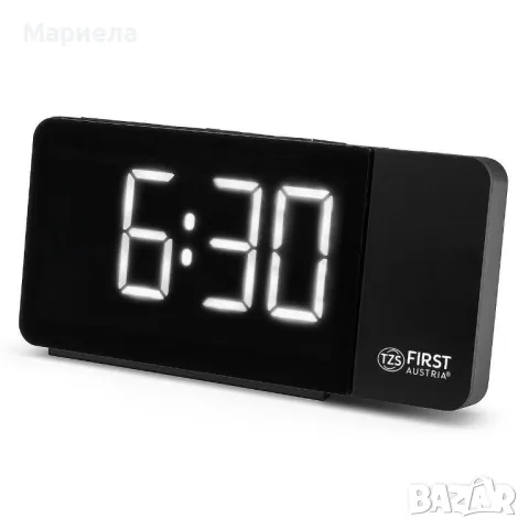 Проекционен Настолен часовник FIRST FA-2419-BA / Радио-Часовник с Проекция, снимка 2 - Друга електроника - 48691147