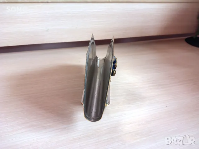 Красив Позлатен Салфетник 24К, снимка 5 - Антикварни и старинни предмети - 49320731