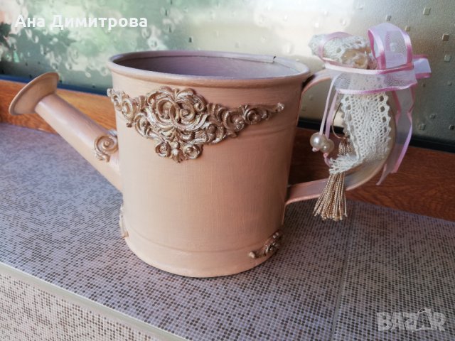 Рчъно декорирана кашпа , снимка 3 - Саксии и кашпи - 35653318
