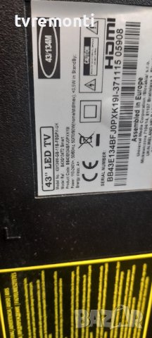 оригинална стойка телевизор BLAUPUNKT модел B43G134T2 SMART, снимка 7 - Стойки, 3D очила, аксесоари - 37272829