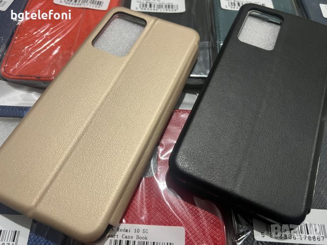 Xiaomi Redmi 10 5G  тефтери със силиконово легло различни цветове, снимка 6 - Калъфи, кейсове - 38563999