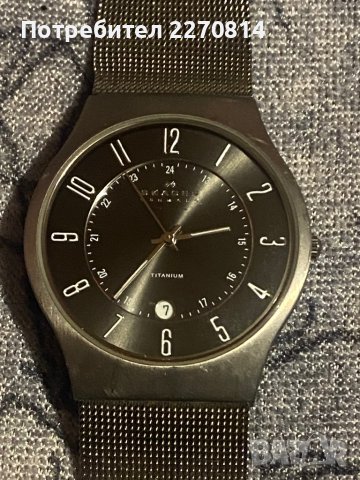 Часовник Skagen - Мъжки часовник Titanium 233XLTTM, снимка 3 - Мъжки - 43118943