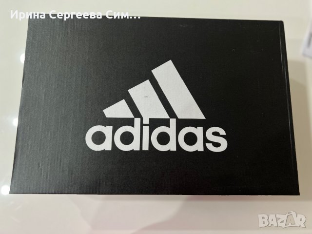Черни кожени нови маратонки adidas номер 47,3, снимка 2 - Маратонки - 38299346