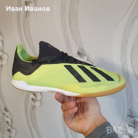 футболни обувки за зала Adidas X Tango 18.3 In номер 45,5-46, снимка 12 - Футбол - 37851258