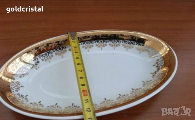 Луксозен сервиз за хранене порцелан Чехословакия, снимка 8 - Сервизи - 35078140