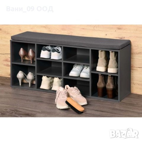 Пейка-шкаф за обувки с възглавница , снимка 2 - Шкафове - 40512136