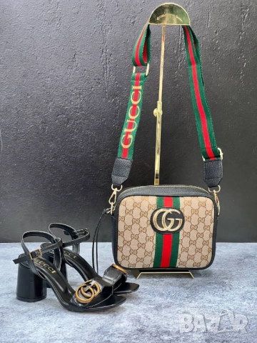 сандали на ток chanel gucci, снимка 15 - Сандали - 51450451